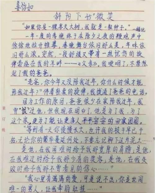 我愿做你肩上的羽毛（父亲，你的伟大将永存于我心中）